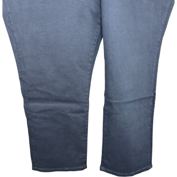 ALL WORTHY Black Stretch Jeans P 24W 26W 28W Cotton Blend Straight Leg Plus NWT - Picture 5 of 11